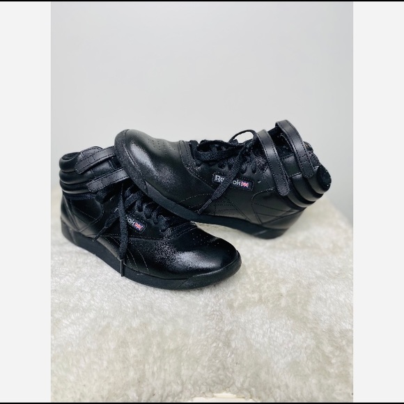 Reebok Women’s Freestyle Classic Hightop Sneakers - Picture 1 of 8
